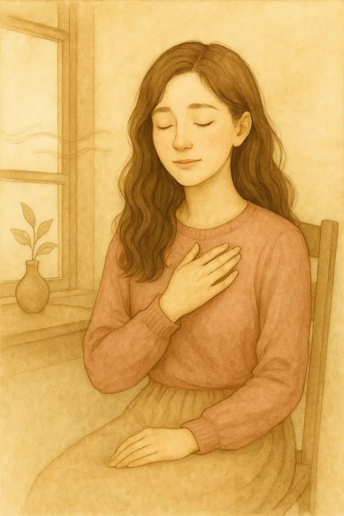 letting go to heal, emotional healing illustration